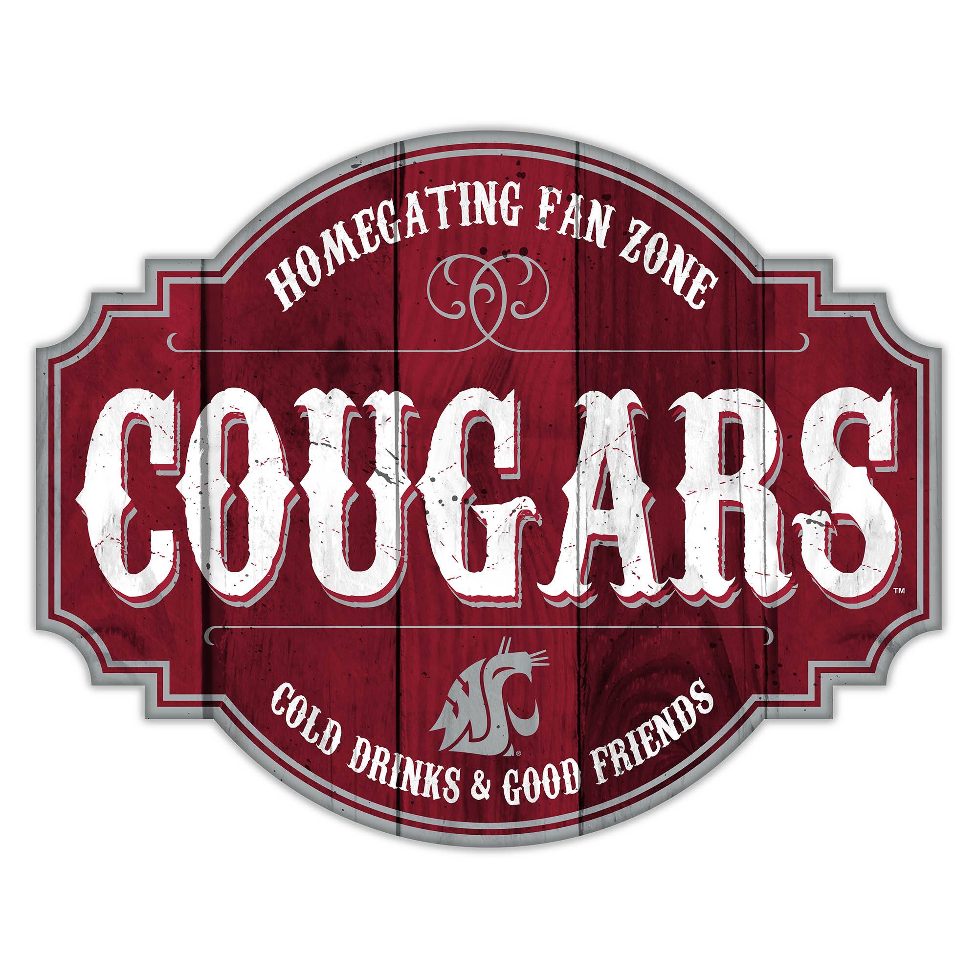 Washington State Cougars 24'' Homegating Tavern Sign