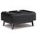 Alt View 11. Simpli Home - Owen Tray Top Small Coffee Table Storage Ottoman - Distressed Black.