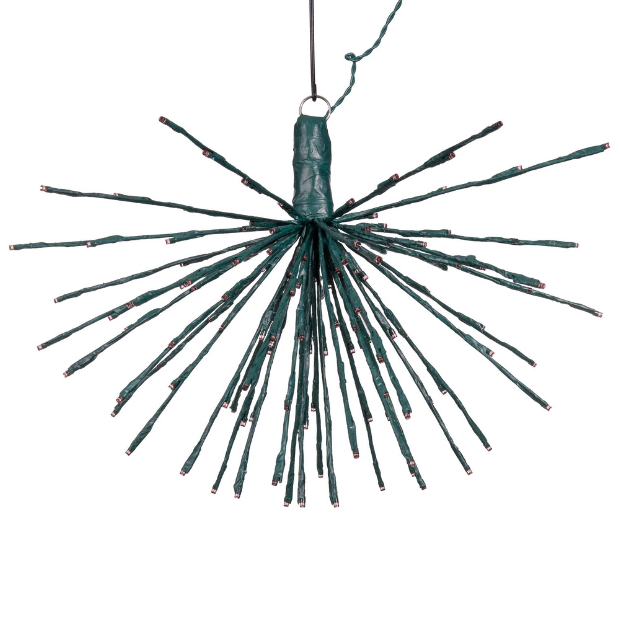 Front. Vickerman - Vickerman 160Lt x 24" Green Starburst Purple 5mm LED Lights..