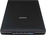 Front Zoom. Epson - Perfection V19 Flatbed Color Image Scanner - Black.