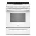Whirlpool - 30 in. Wide 5 burners 5.0 cu. ft. Slide-In Gas Range with Air Cooking Technology - White