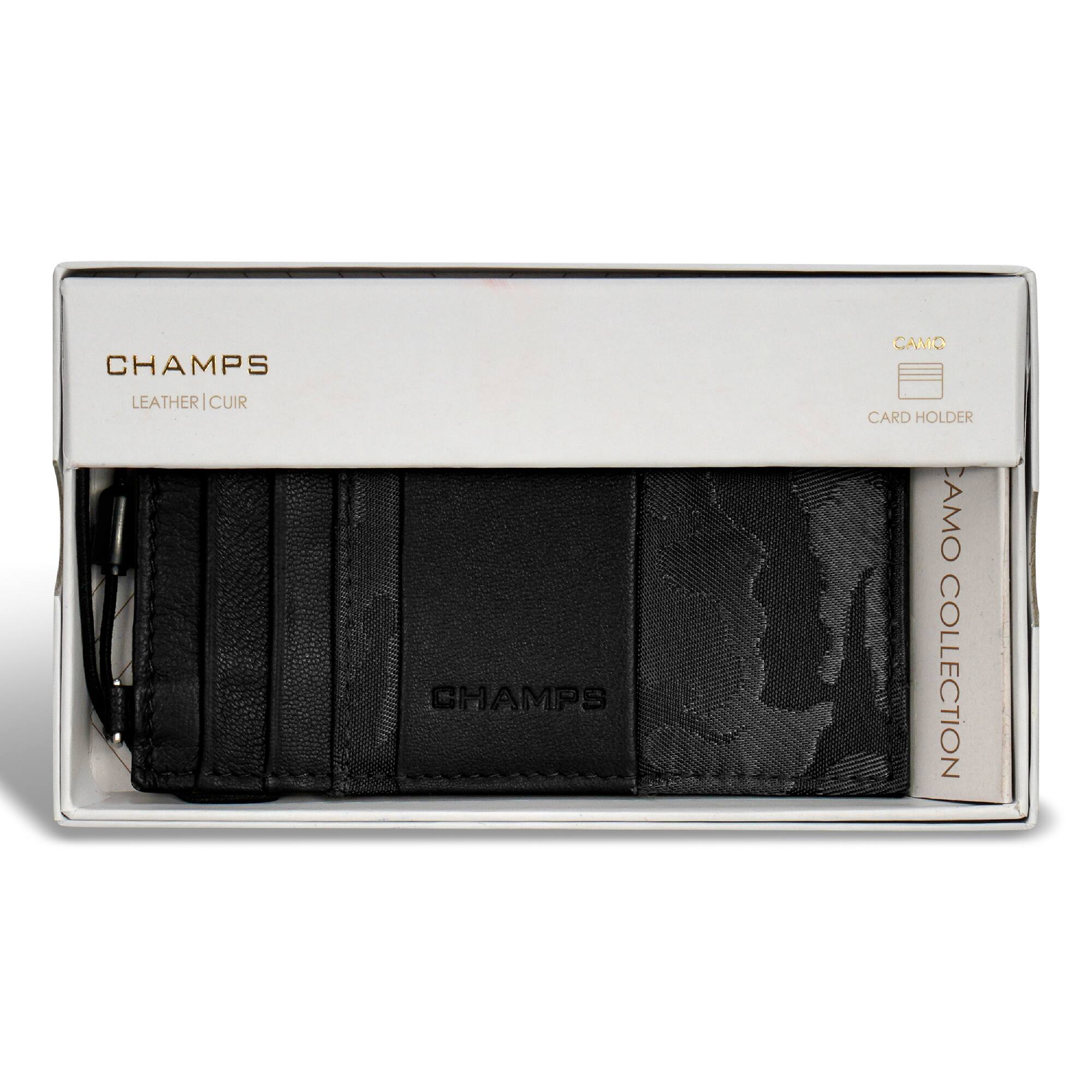 CHAMPS  
LEATHER | CUIR  

CAMO  
CARD HOLDER  

CAMO COLLECTION