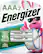 Front. Energizer - Rechargeable AAA Batteries (2 Pack) 800 mAh Triple A Batteries - Silver.
