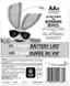 Alt View 1. Energizer - Rechargeable AA Batteries (4 Pack), Double A Batteries - Silver.