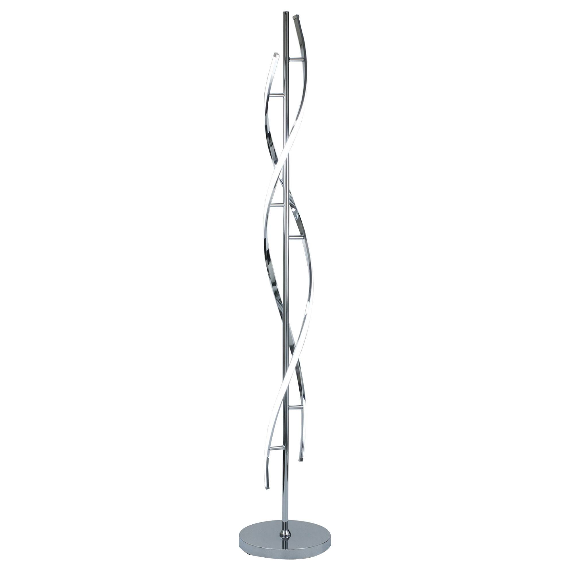 Front. Manhattan Lane - Jam 63 Inch Floor Lamp, LED, Metal Round Base, Accent Metal Base.