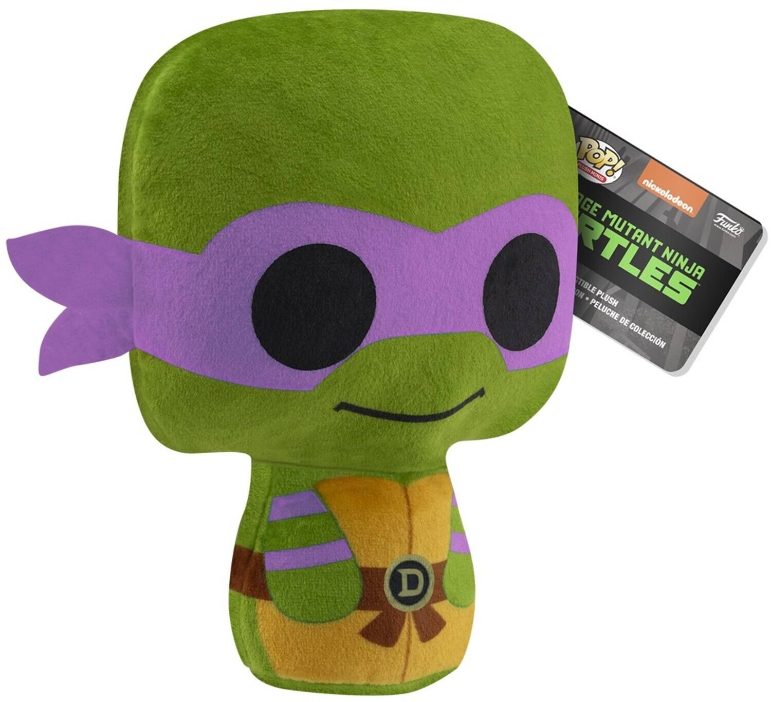 POP! LOGO: GE nickelodeon MUTANT NINJA TURTLES ON TIBLE. PELUCHE PLUSH NINJA DE COLECCIÓN.