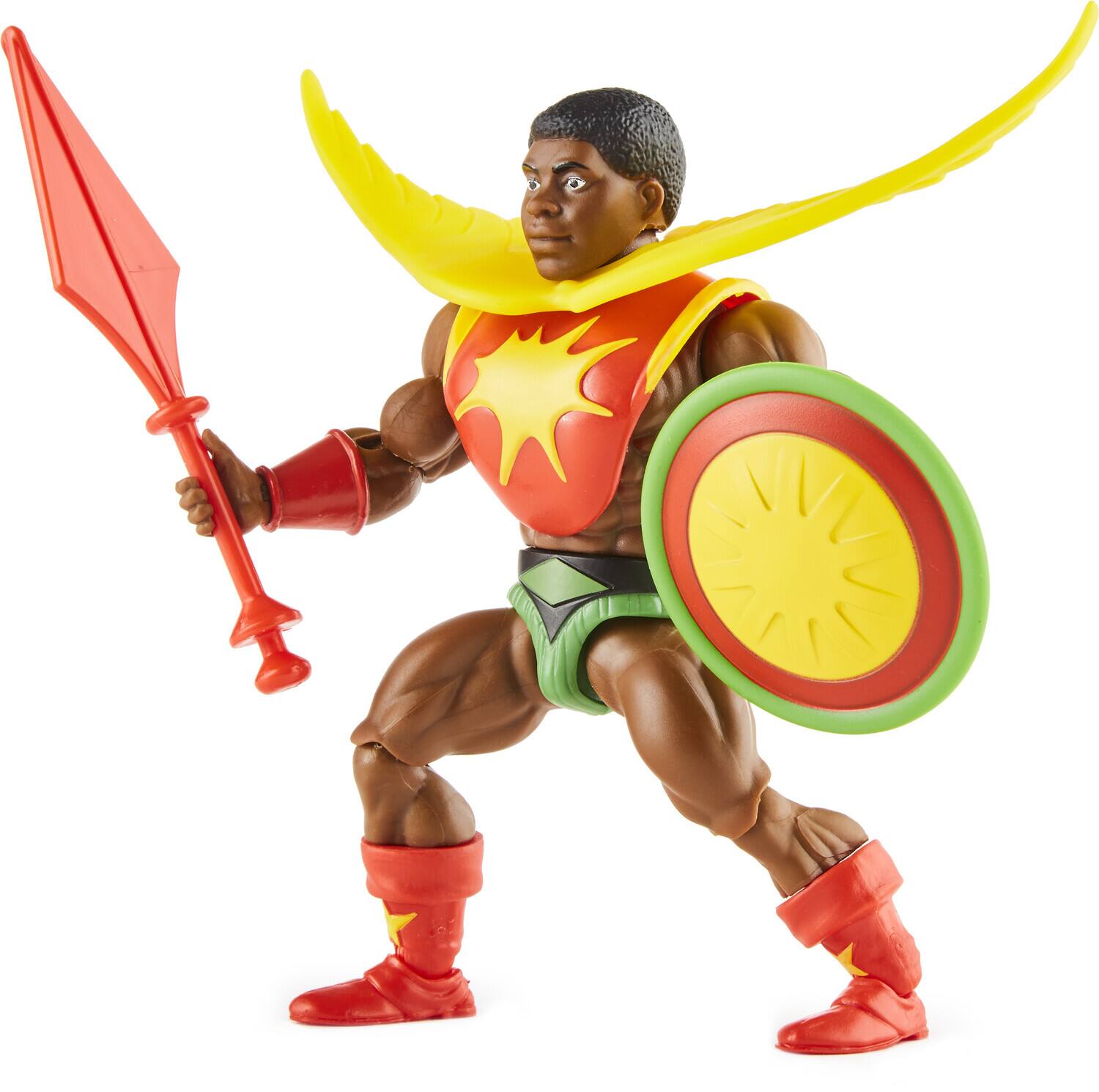 Alt View 4. Mattel - Mattel Collectible - Masters of the Universe Origins 5.5" Sun-Man, The Greatest Hero of Them All - COLLECTIBLES - Multicolor.