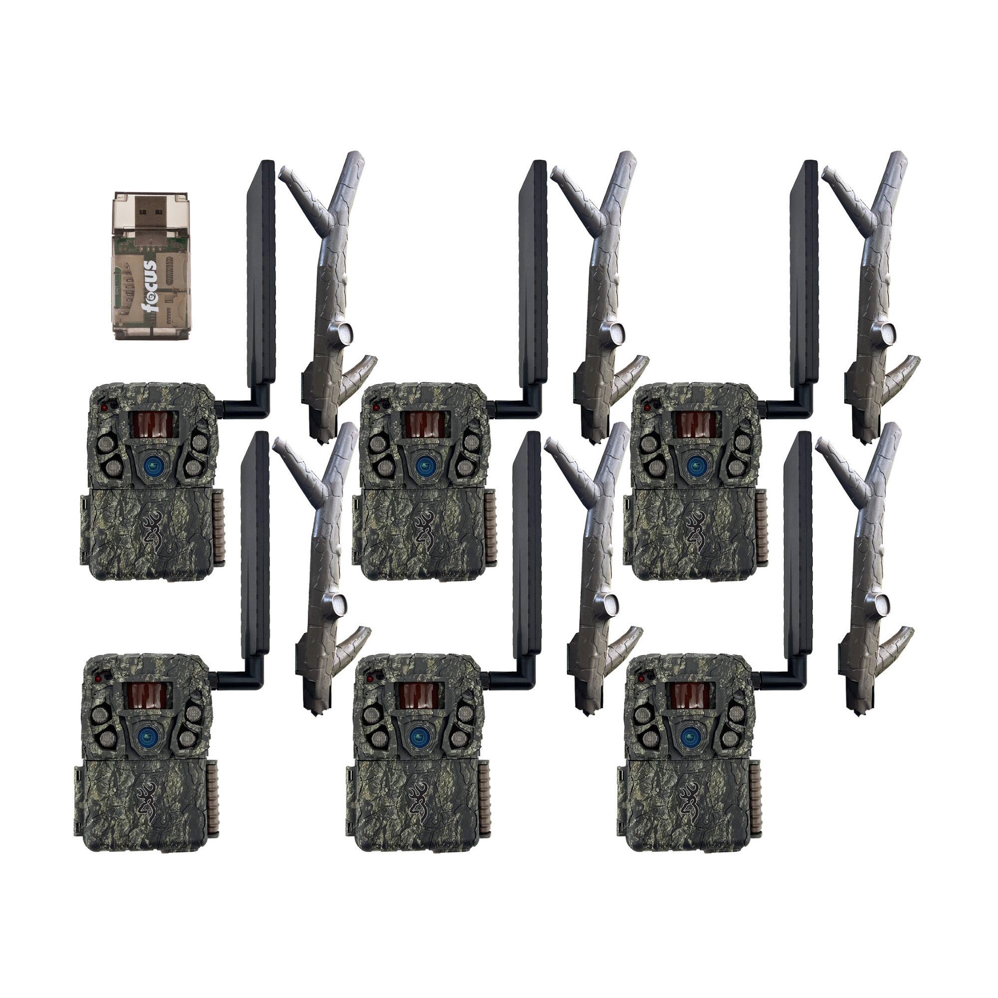 Angle. Browning - Browning Trail Camera - Defender Wireless Vision Pro HD AI 46MP Bundle.