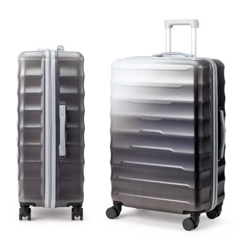 Alt View 1. Winado - 28" Carry-on Luggage Hardshell PC+ABS Gradient Color Suitcase with TSA Lock - Gradient Grey.