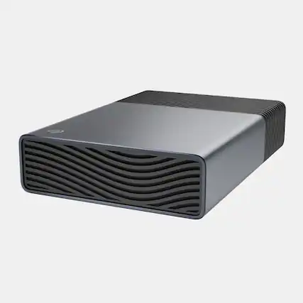 Front. Seagate - Seagate One Touch Desktop HDD 8 TB - Space Gray.