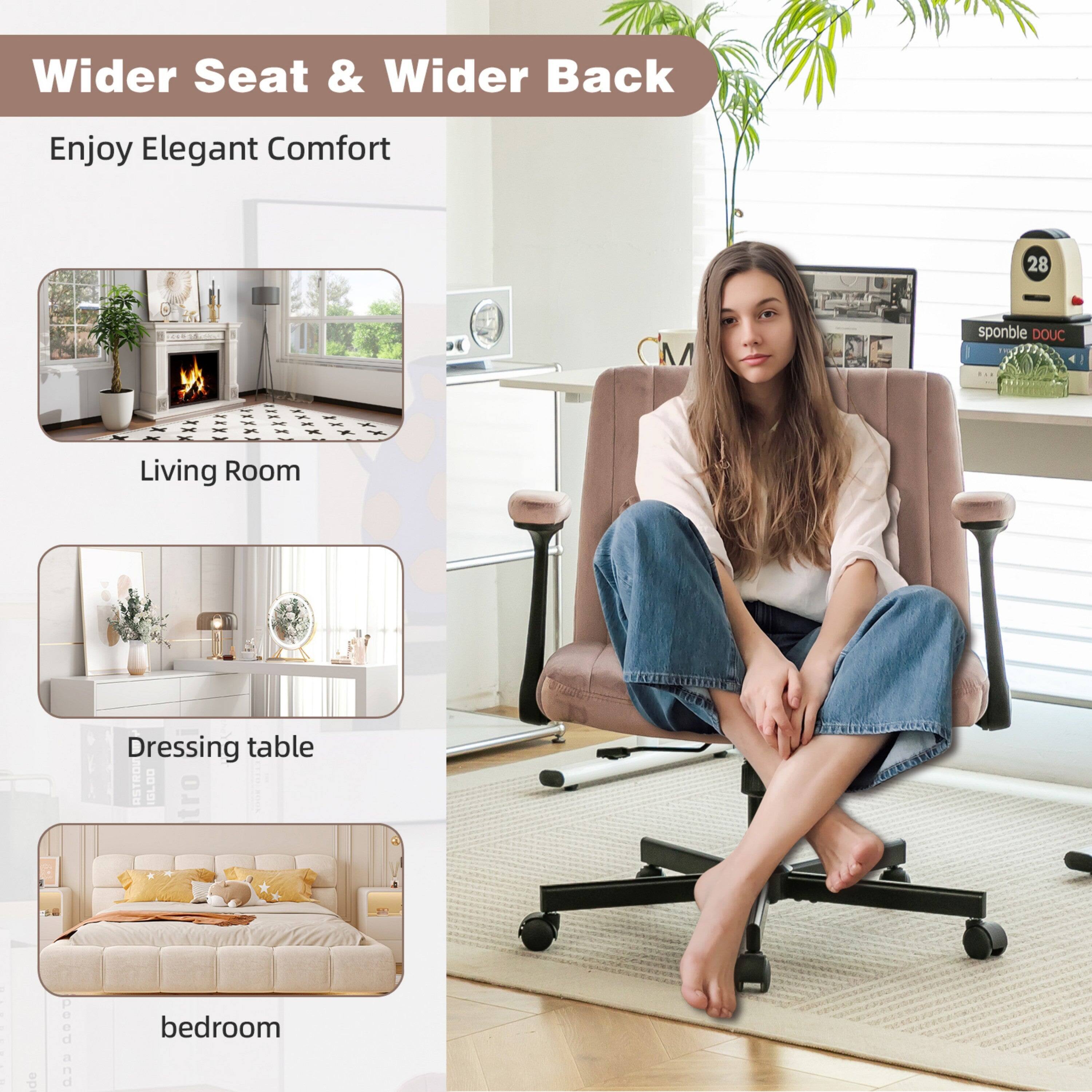 Wider Seat & Wider Back  
Enjoy Elegant Comfort  

Living Room  
Dressing table  
bedroom