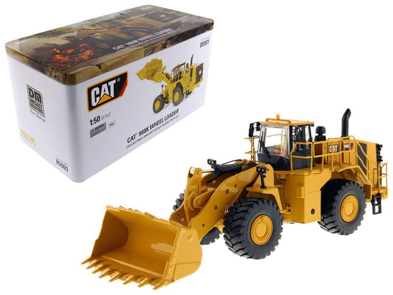 "CAT Caterpillar 988K Wheel Loader with Operator ""High Line Series"" 1/50 Diecast Model by Diecast Masters" price history on PriceWatchPro