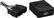 Front. AXXESS - Chime Retention Interface for Select Vehicles - Black.