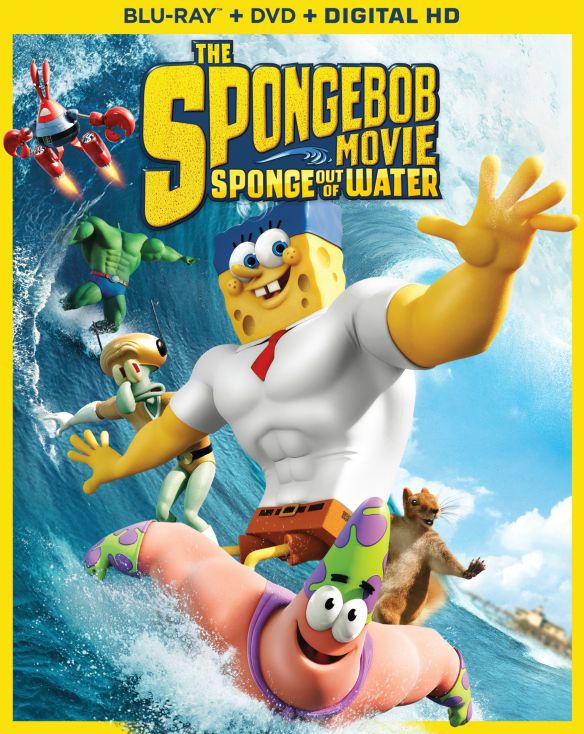  The SpongeBob Movie: Sponge out of Water [2 Discs] [Includes Digital Copy] [Blu-ray/DVD] [2015]