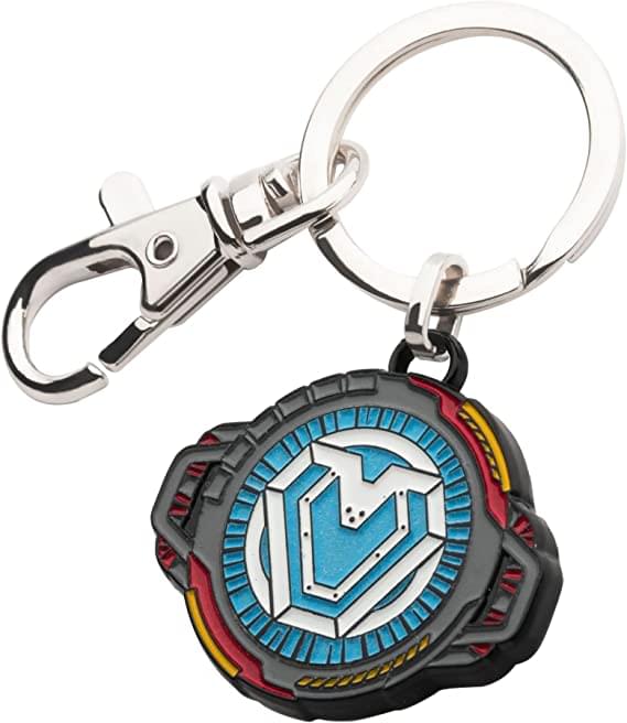 Alt View 1. SalesOne LLC - Marvel Black Panther Wakanda Forever Ironheart Badge Keychain - Red.