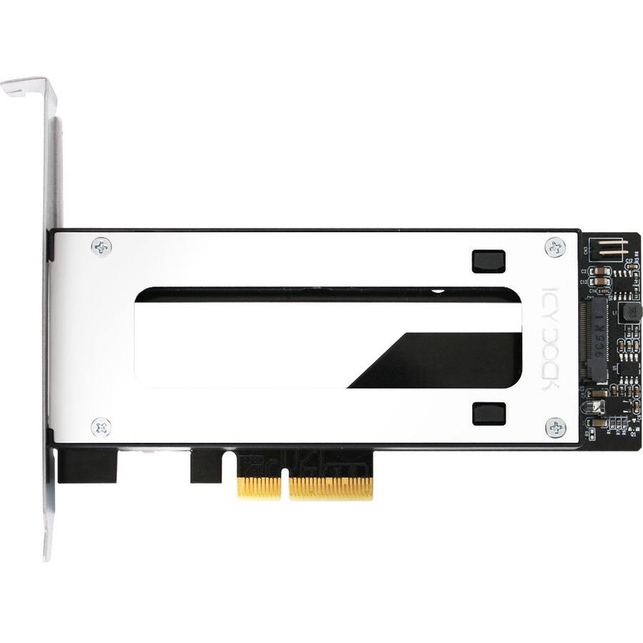 Alt View 1. Icy Dock - Drive Bay Adapter M.2, PCI Express NVMe - PCI Express 3.0 x4 Host Interface.