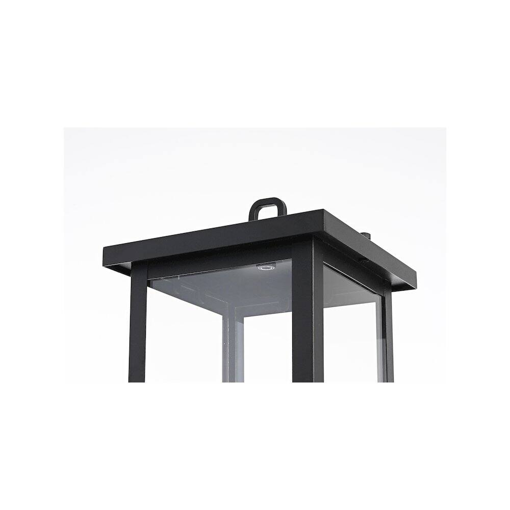 Back. Elegant Lighting - Venango 7 inch Outdoor Pendant in Black - Black.