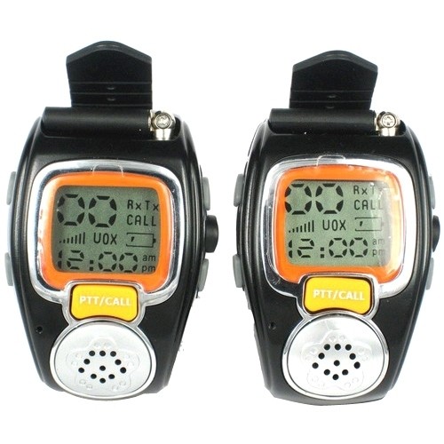 Best Buy: AGPtek Pair Fashionable Wristwatch Walkie Talkie Two Way 2 ...