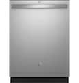 GE - 24" Top Control Built-In Hybrid Stainless Steel Tub Dishwasher with Dry Boost - Stainless Steel