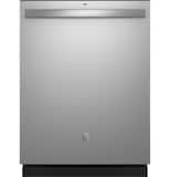 GE - 24" Top Control Built-In Hybrid Stainless Steel Tub Dishwasher with Dry Boost - Stainless Steel