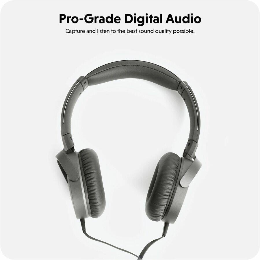 Pro-Grade Digital Audio  
Capture and listen to the best sound quality possible.