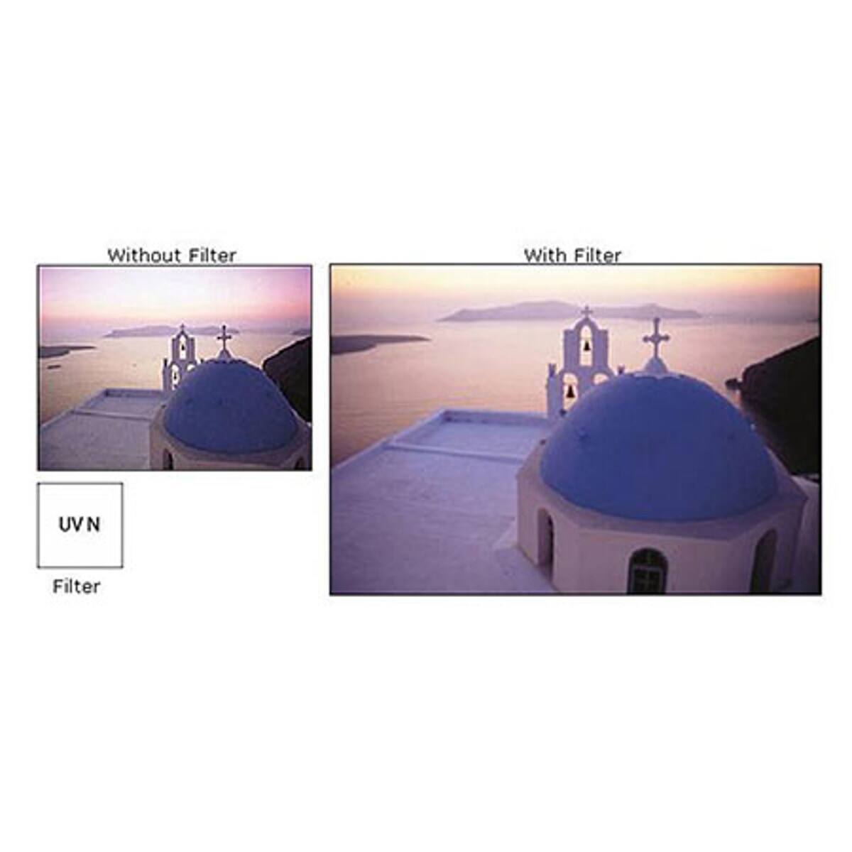 Without Filter  
With Filter  
UVN Filter