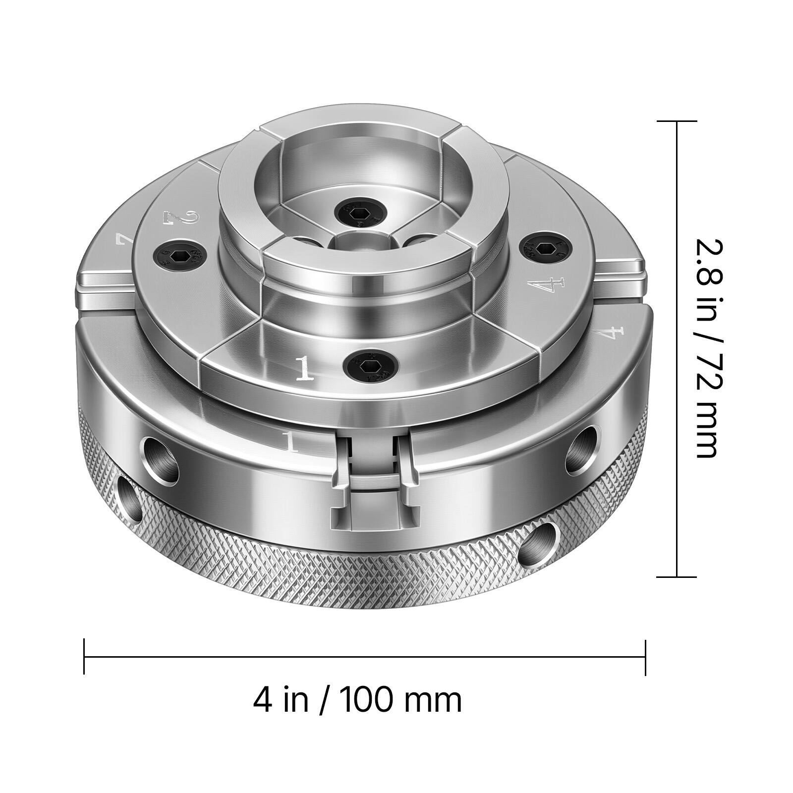 1 1 2.8 in / 72 2.8in 72 mm 4 in / 100 mm
