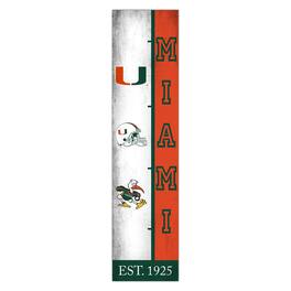 Fan Creations - Miami Hurricanes 6" x 24" Progression Wood Sign - Multicolor