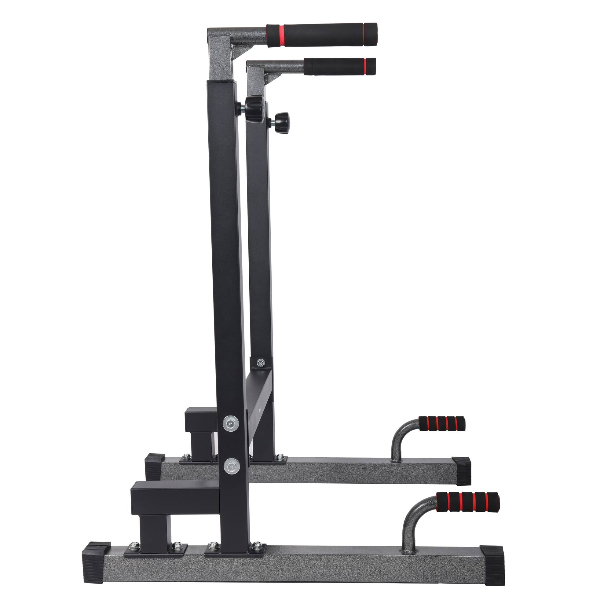 Alt View 6. BalanceFrom Fitness - BalanceFrom Multi-Function Home Gym Exercise Dip Stand, 500lb Capacity, Black - Black.