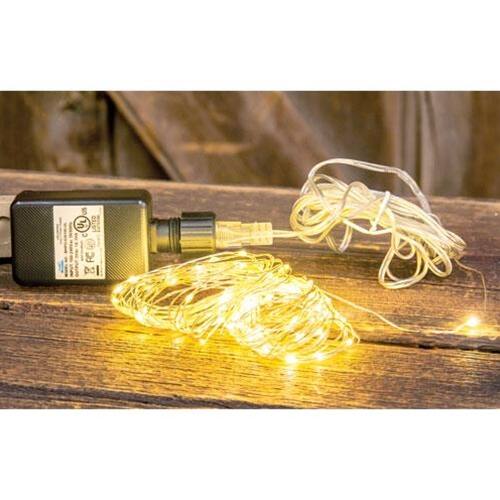 Front. BreeBe - LED Warm White Bud Lights 100ct - White.