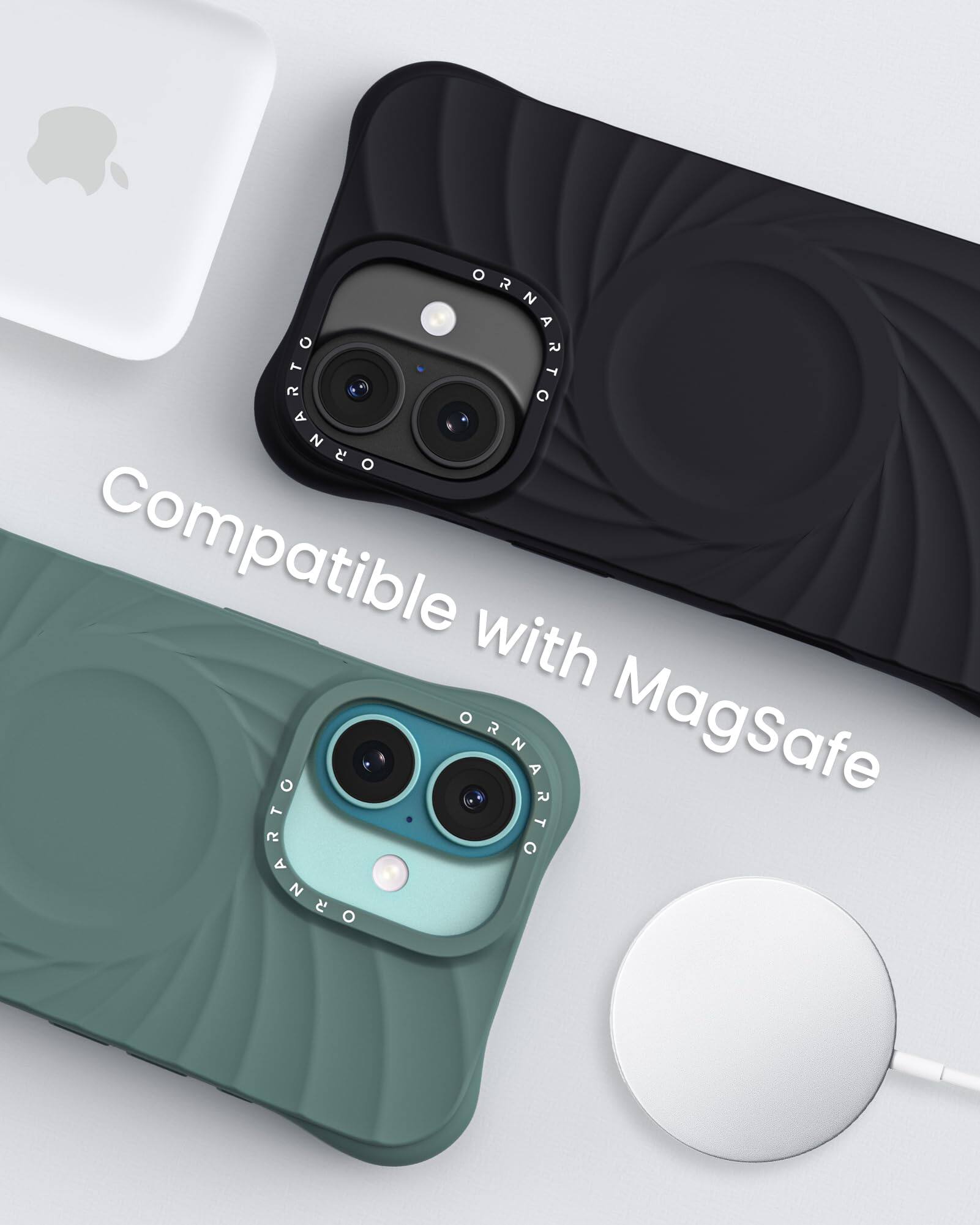Compatible with MagSafe ORNARTO