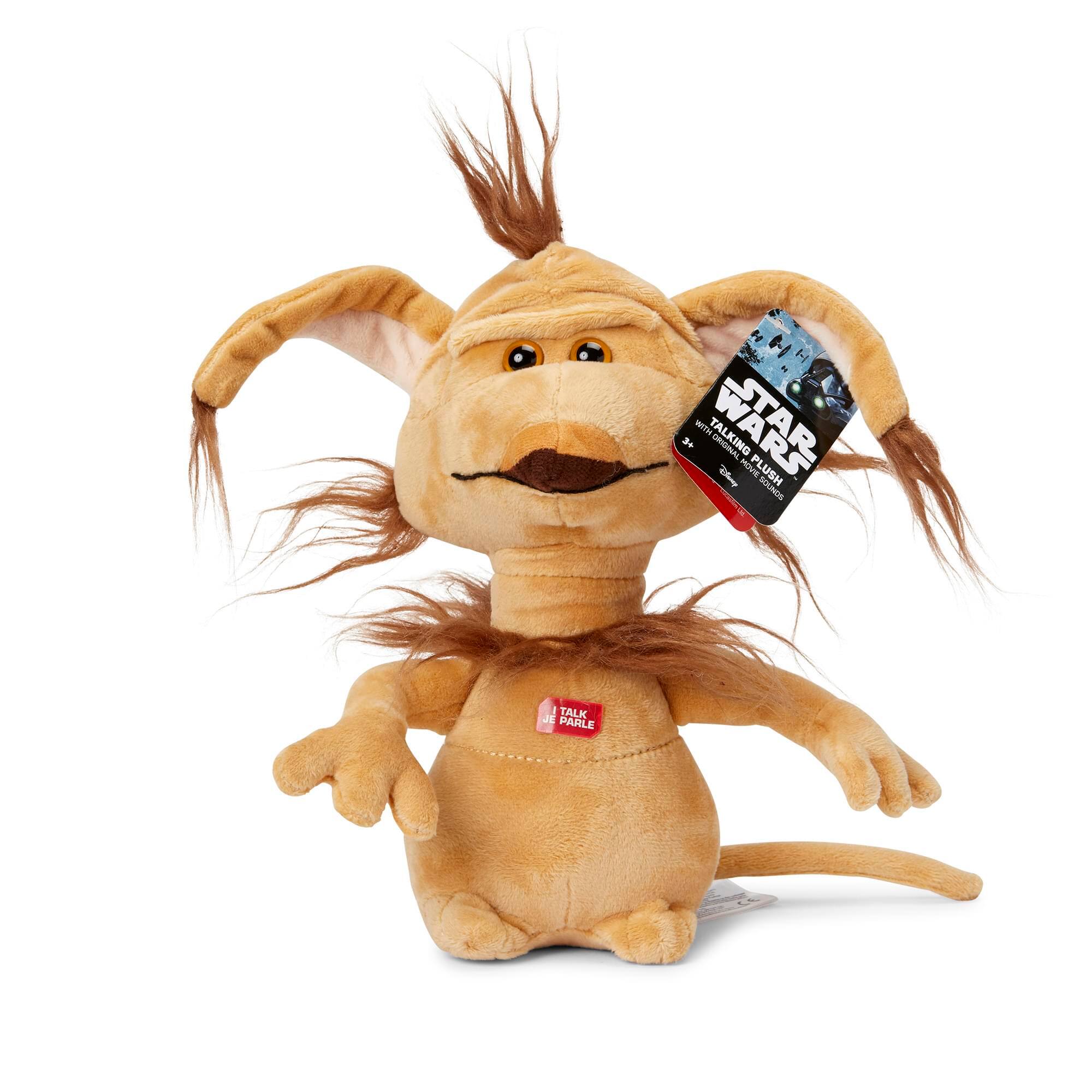 Sure, here is the corrected text:

"Star Wars Talking Plush - I Talk Je Parle"