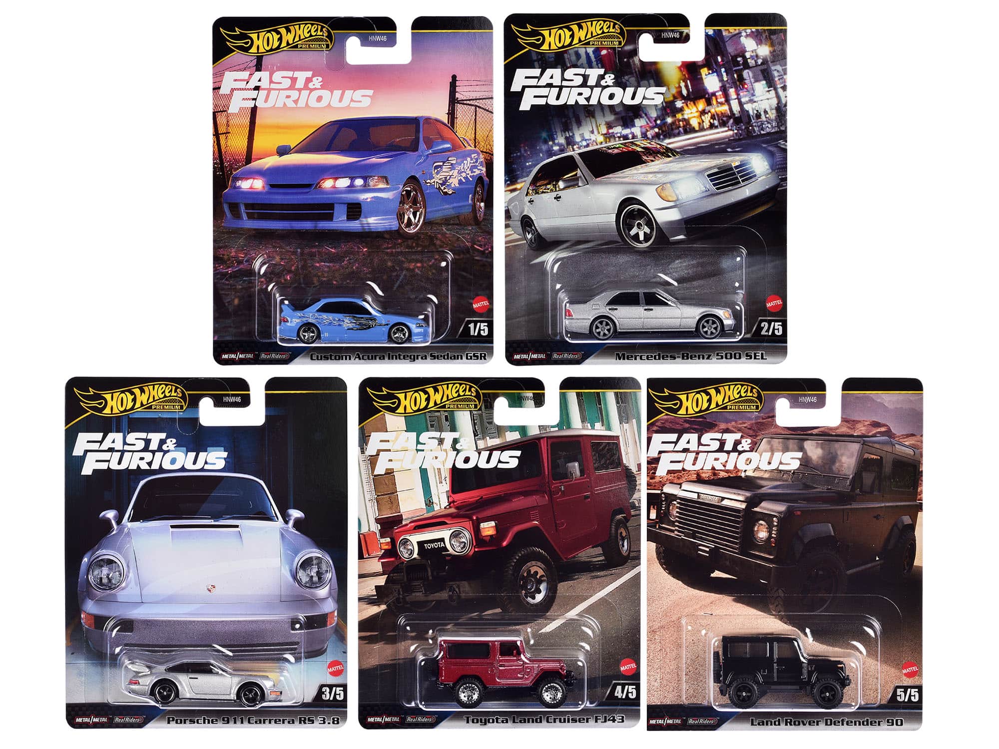 """Fast & Furious"" 2023 5 piece Set G Diecast Model Cars by Hot Wheels" price history on PriceWatchPro