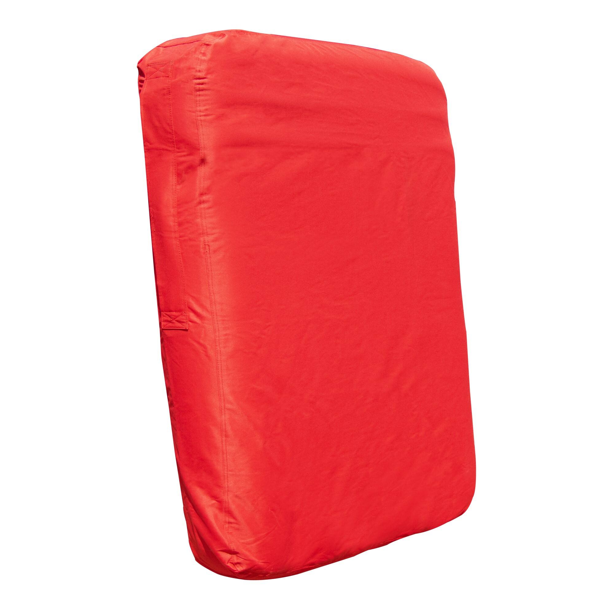 Front. Swim Central - Inflatable SunSoft Swimming Pool Mattress Lounger Float - 72" - Red - Red.