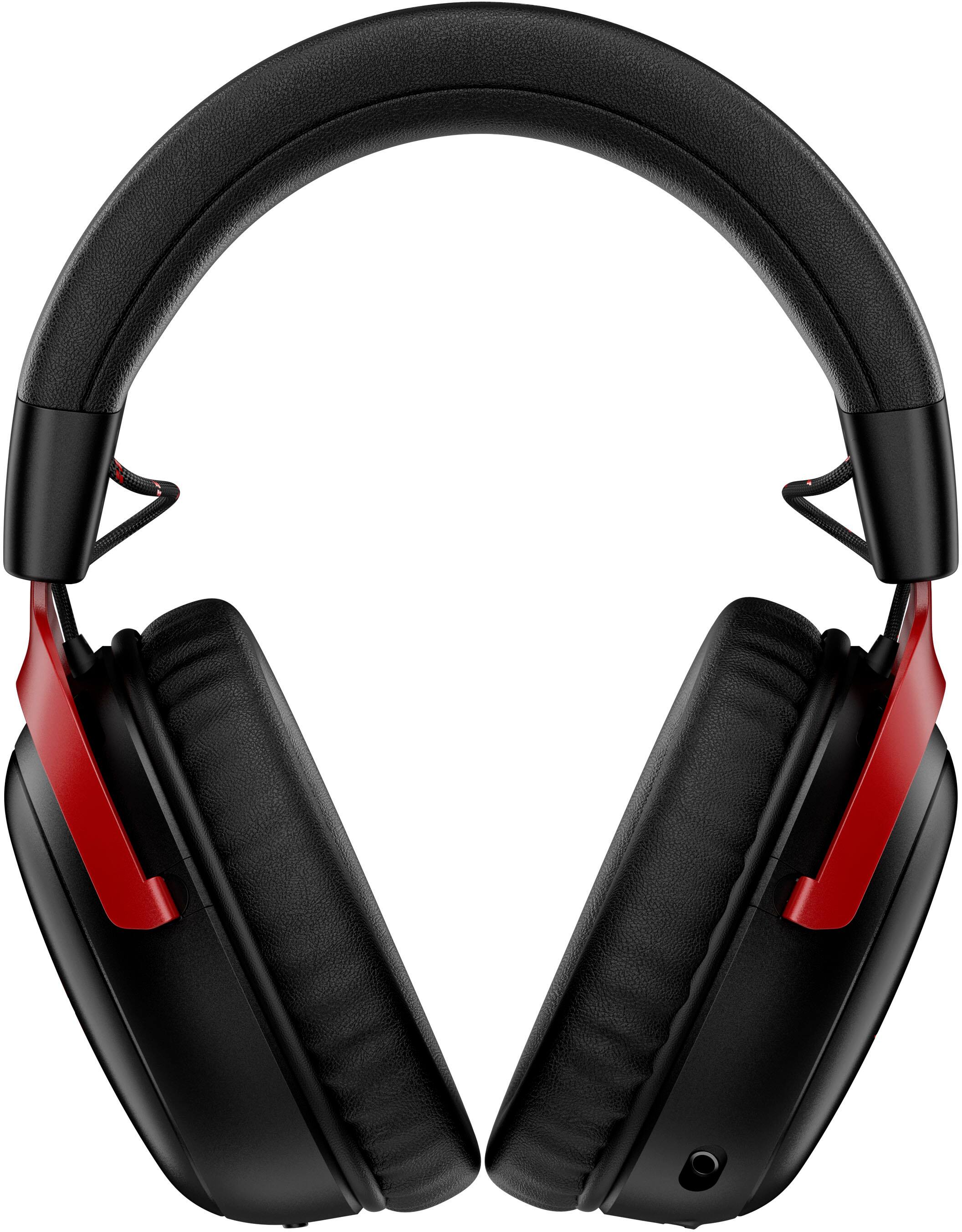 Alt View 9. HyperX - Cloud III S Wireless Gaming Headset for PC, PS5, PS4, Nintendo Switch, Mac, and Mobile - Red/Black.
