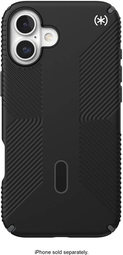 Speck - Presidio2 Grip Case with ClickLock for Apple iPhone 16 Plus - Black Speck - Presidio2 Grip Case with ClickLock for Apple iPhone 16 Plus - Black