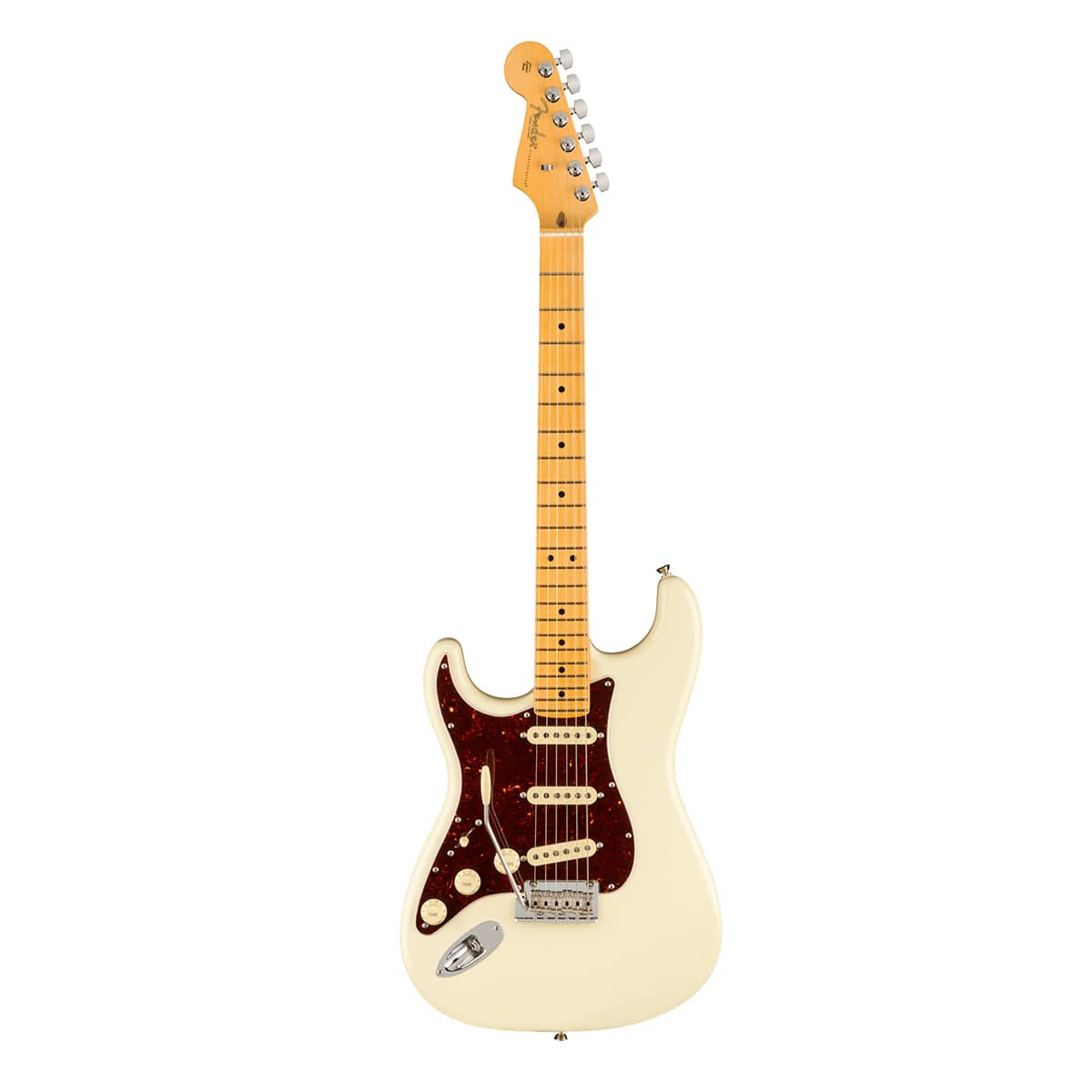 Fender - American Professional II Stratocaster Left-Handed Electric Guitar, Maple Fingerboard, Olympic White