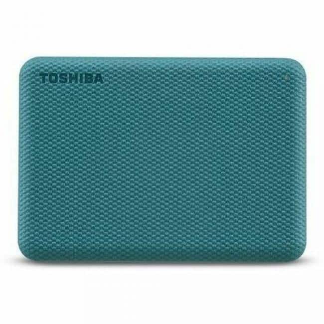 Toshiba - Canvio Advance HDTCA20XG3AA 2 TB Portable Hard Drive - External - USB 3.0, USB 2.0 - Green