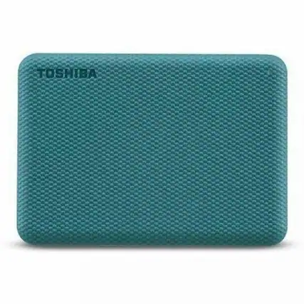 Front. Toshiba - Toshiba Canvio Advance HDTCA20XG3AA 2 TB Portable Hard Drive - External - Green - USB 3.0, USB 2.0 - Green.