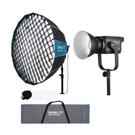 Forza 300B II Spotlight with Nanlite Rapid 120 Parabolic Softbox Bundle