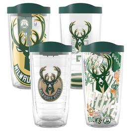 Tervis - Milwaukee Bucks Four-Pack 16oz. Classic Tumbler Set - Multicolor