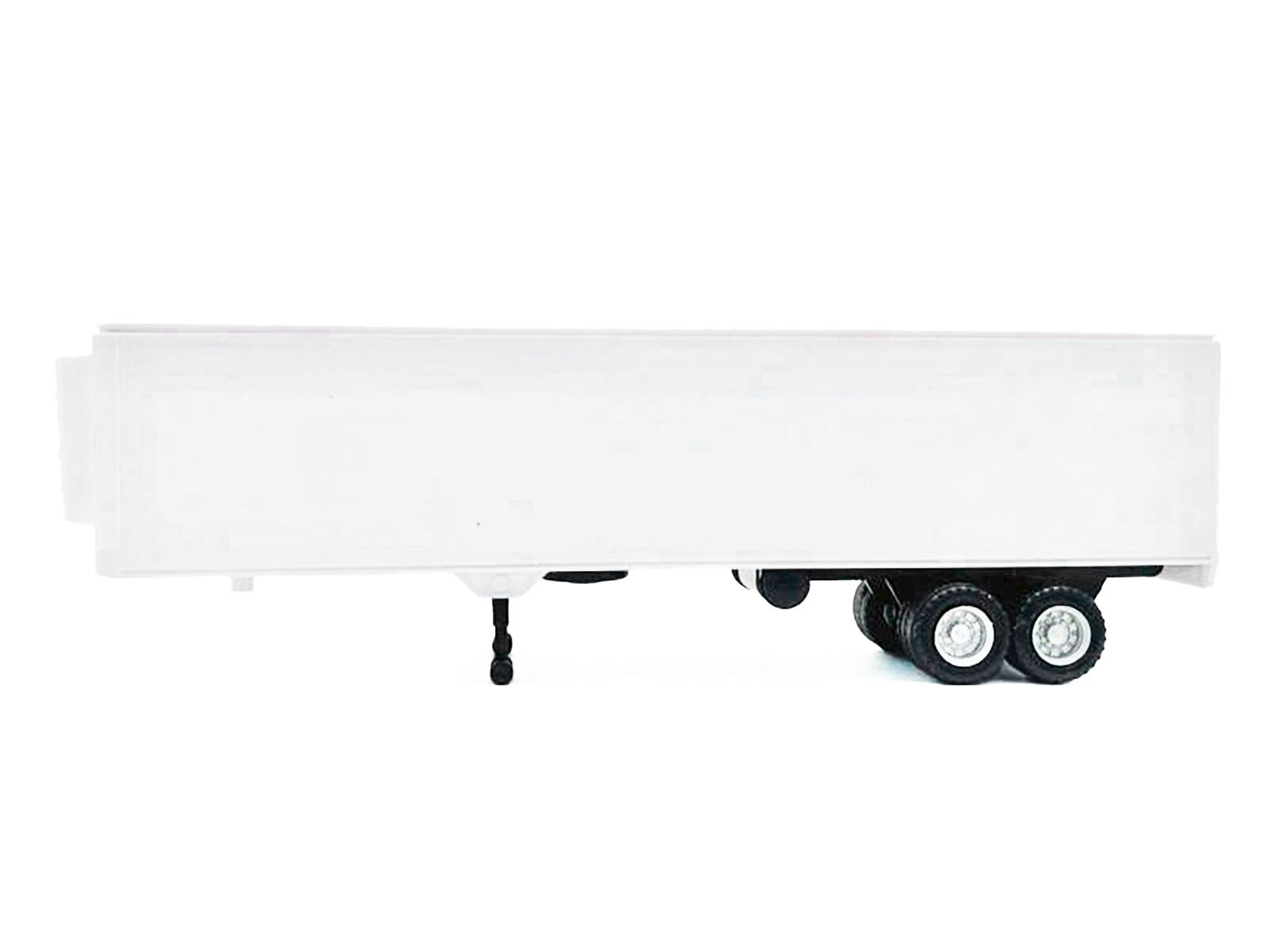 Angle. Promotex - 40ft Refrigerated (Reefer) Trailer White 1/87 (HO) Plastic Model by Promotex - White.