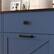 Alt View 7. GOODSILO - Double Tilt Out Trash Cabinet - Farmhouse Style Kitchen Recycling Cabinet with Drawer - Antique Navy Blue.