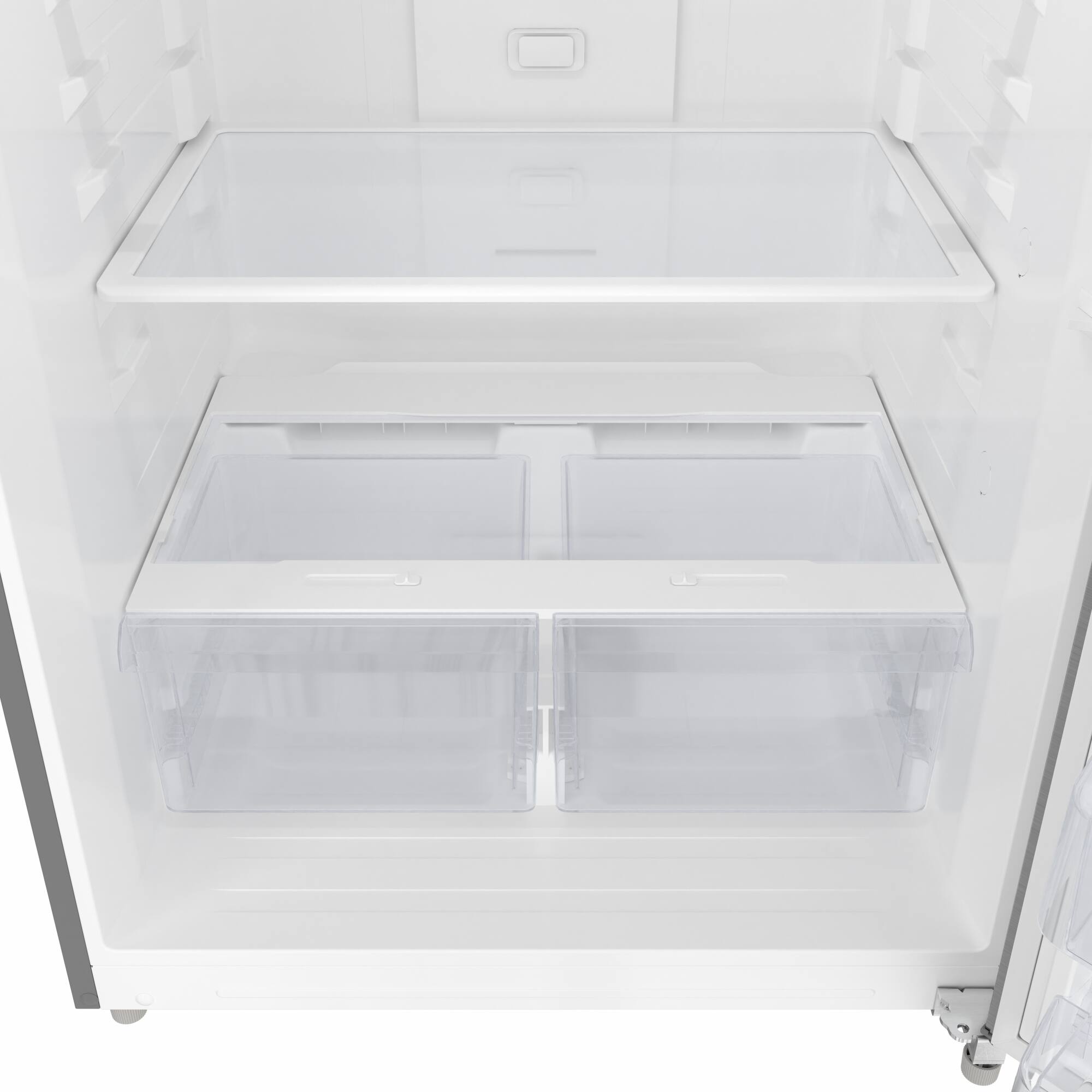 Alt View 6. Koolmore - 30 In. 18 Cu. Ft. Top-Freezer Household Refrigerator in Stainless Steel, Energy Star Certified - Stainless steel.