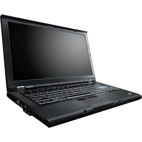 Front Standard. Lenovo - 14.1" ThinkPad Notebook - 2 GB Memory - 320 GB Hard Drive - Black.