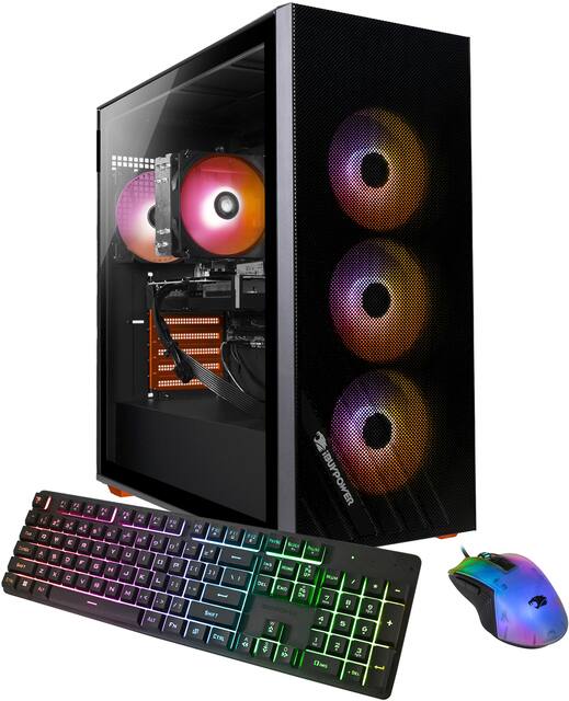 iBUYPOWER Scale Gaming Desktop PC AMD Ryzen 5 5500- AMD