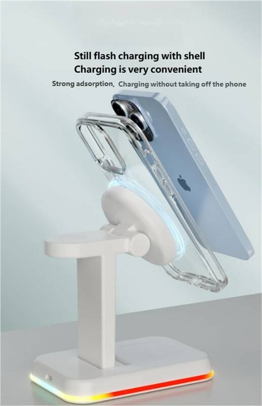 Still flash charging with shell  
Charging is very convenient  

Strong adsorption, Charging without taking off the phone