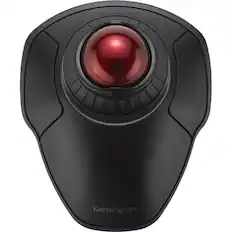 Front. Kensington - Kensington Orbit Wireless Trackball with Scroll Ring - Black - Optical - Wireless - Bluetooth/Radio Frequency - 2.40 GHz - Black.