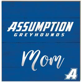 Jardine - Assumption Greyhounds 10'' x 10'' Mom Plaque - Blue