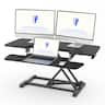 FlexiSpot - M7 Series 42"W Manual Adjustable Standing Desk Converter - Black
